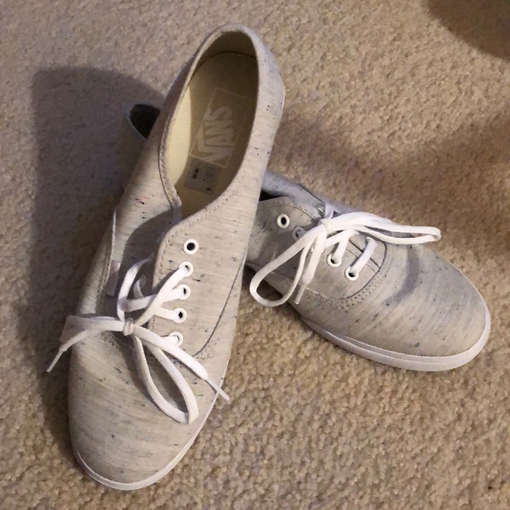 VANS GREY SPECKLED SHOES